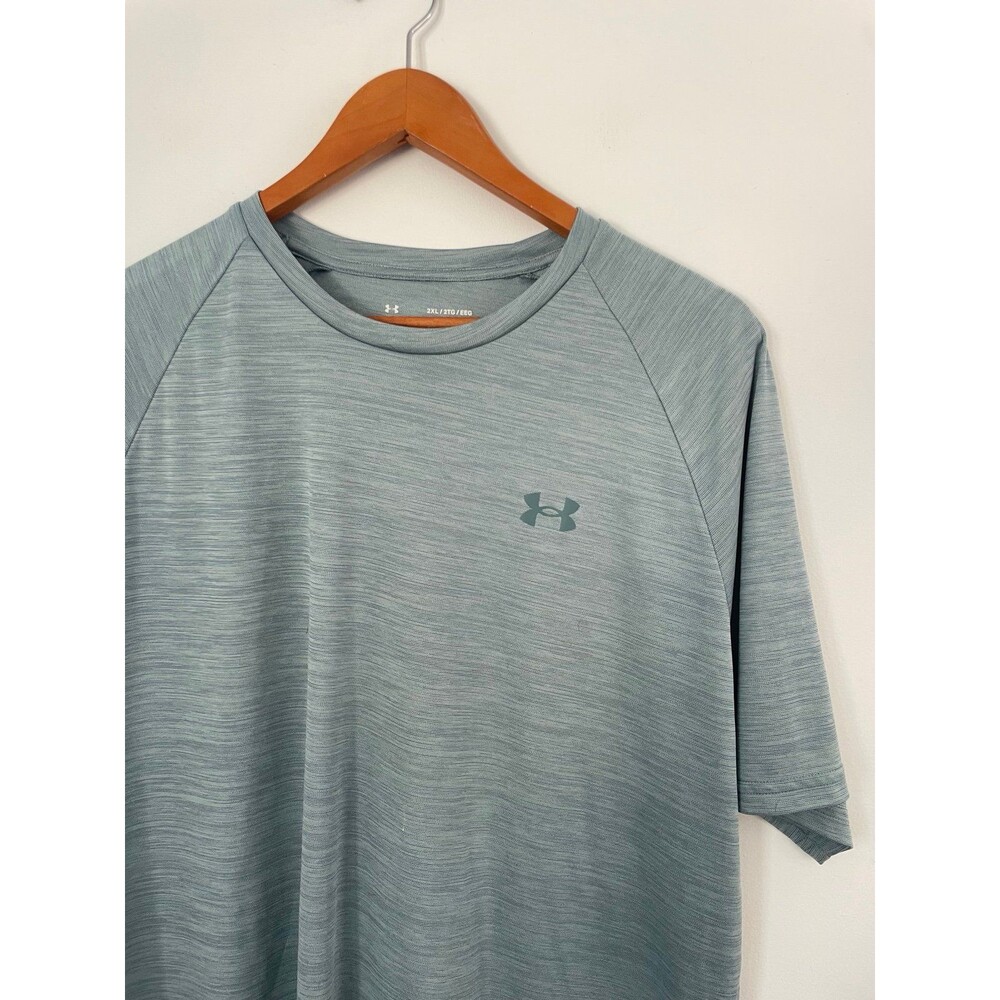 Under Armour Men's Blue Tech 2.0 Short Sleeve T-Shirt Sz 2XL activewear workout